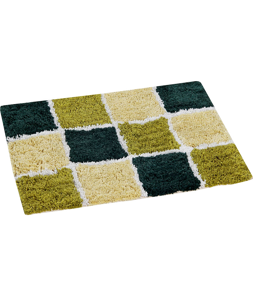 Aazeem Antiskid Cotton Door Mat ( 60 X 40 cm ) Single Magenta