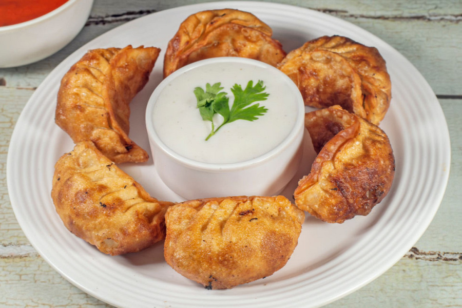 Paneer fried momos [5 pieces]