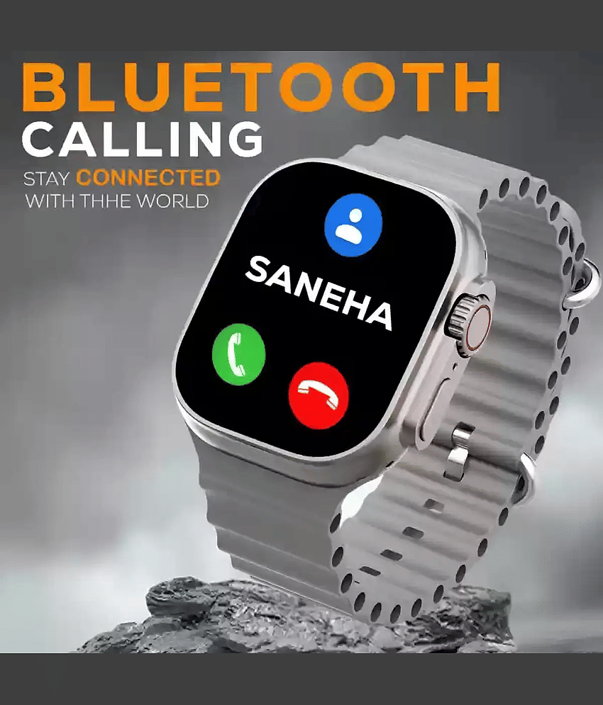 VENKAT ZONE IPS BT Calling Upto 1-2 days Smart Watch Grey view 2