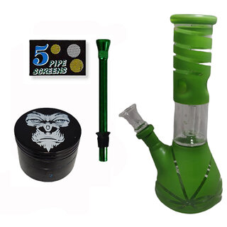 Farman Handicrafts 8 Inch Glass Percolator Bong Smoking Water Pipe Pack of 1 view 2
