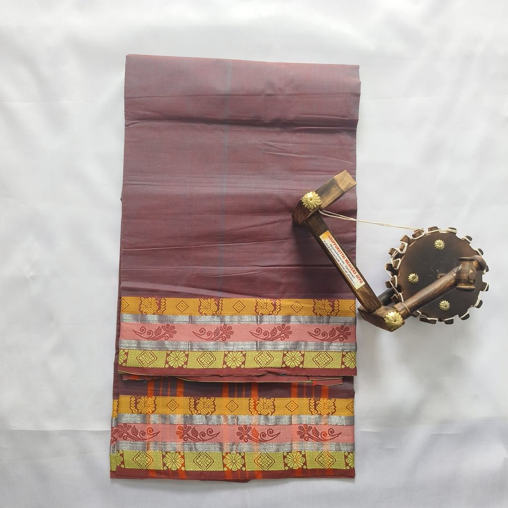 Pure Cotton Saree with Blouse view 2