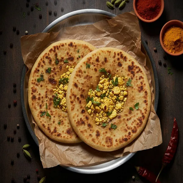 Desi Ghee Paneer Paratha