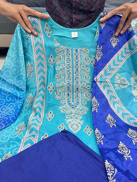Printed Kurta Set with Elegant Dupatta view 2