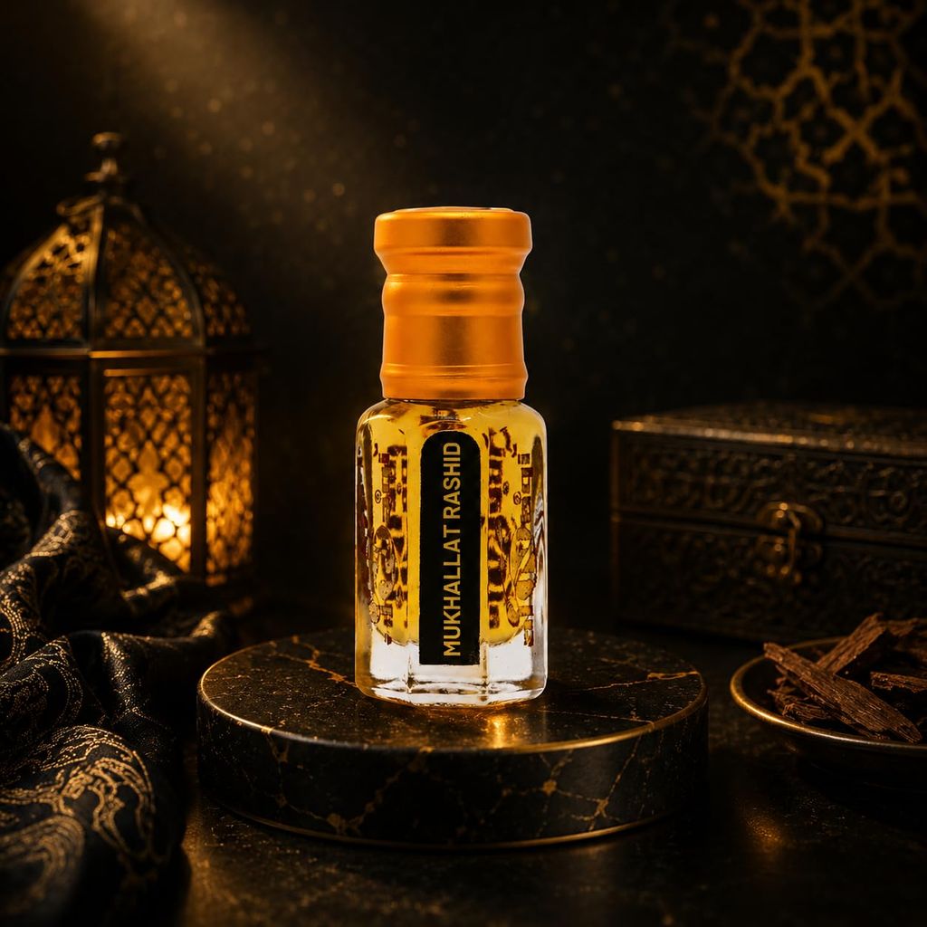 alNaqi Mukhallat-Rashid-Attar 12ml - Luxury Rashid Perfume, No Alcohol Concentrated Mukhallat-Rashid-Attar, High-Strength Rashid-Scent, Original Signature-Parfum view 2