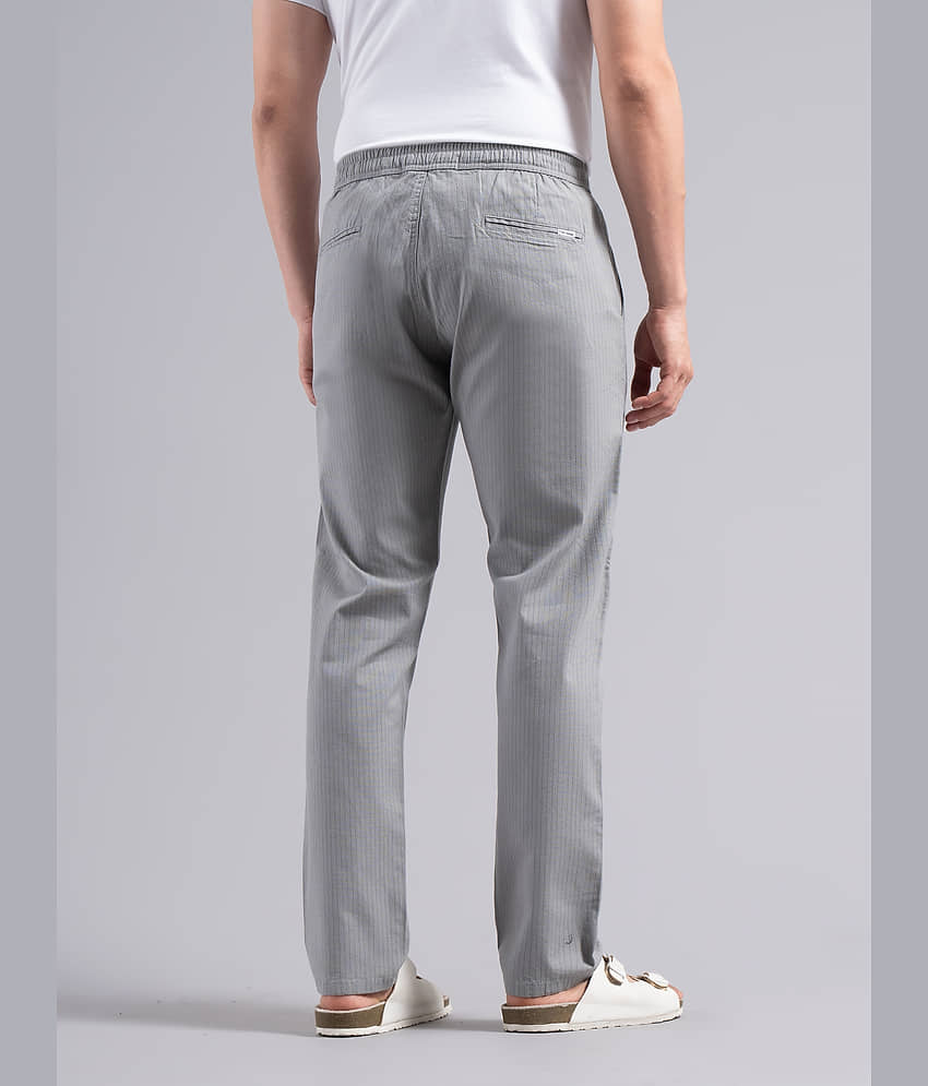 Paul Street Regular Men's Trouser - Grey ( Pack of 1 ) view 2