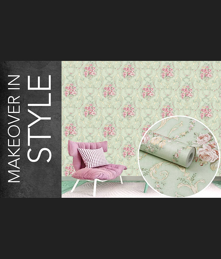 LAAYO Wallpaper & Wall Sticker - Abstract Wallpaper ( 45 x 1000 ) cm ( Pack of 1 ) view 2