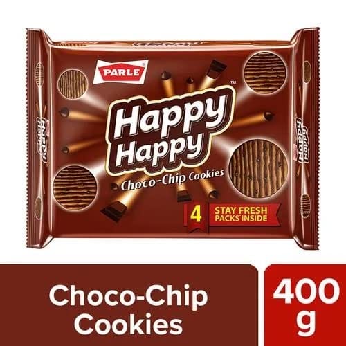 Parle Original Happy Choco Chip Happy Cookies, 400 Grams view 2