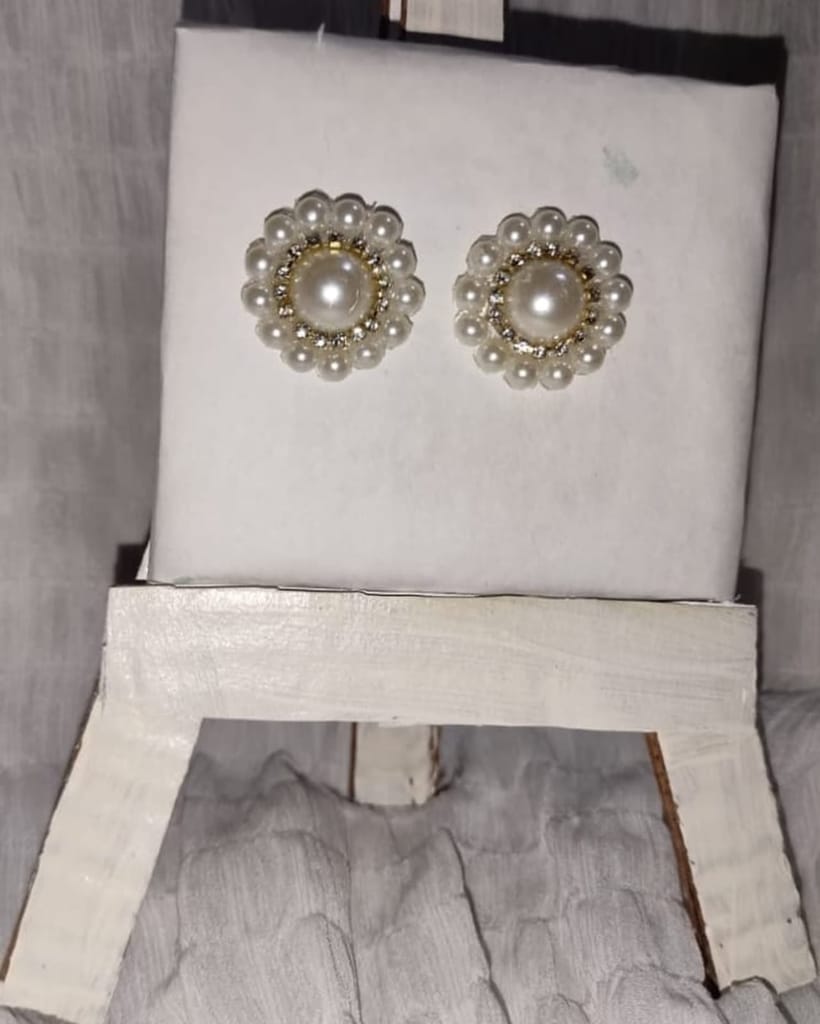 Pearl Jhumka Woman