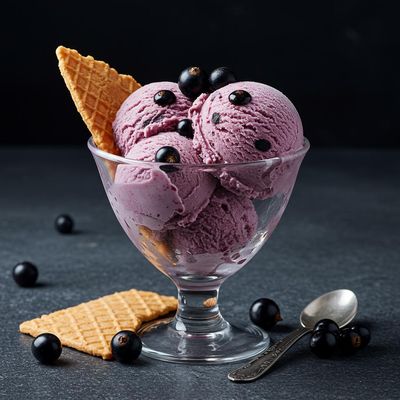Black Currant Ice Cream