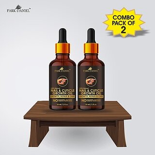 PARK DANIEL Premium Nail & Cuticle Growth Oil- For Nail Growth, Repair & Cuticle Care Combo pack of 2 bottles of 30 ml(60 ml) Yellow (Pack of 2) view 2