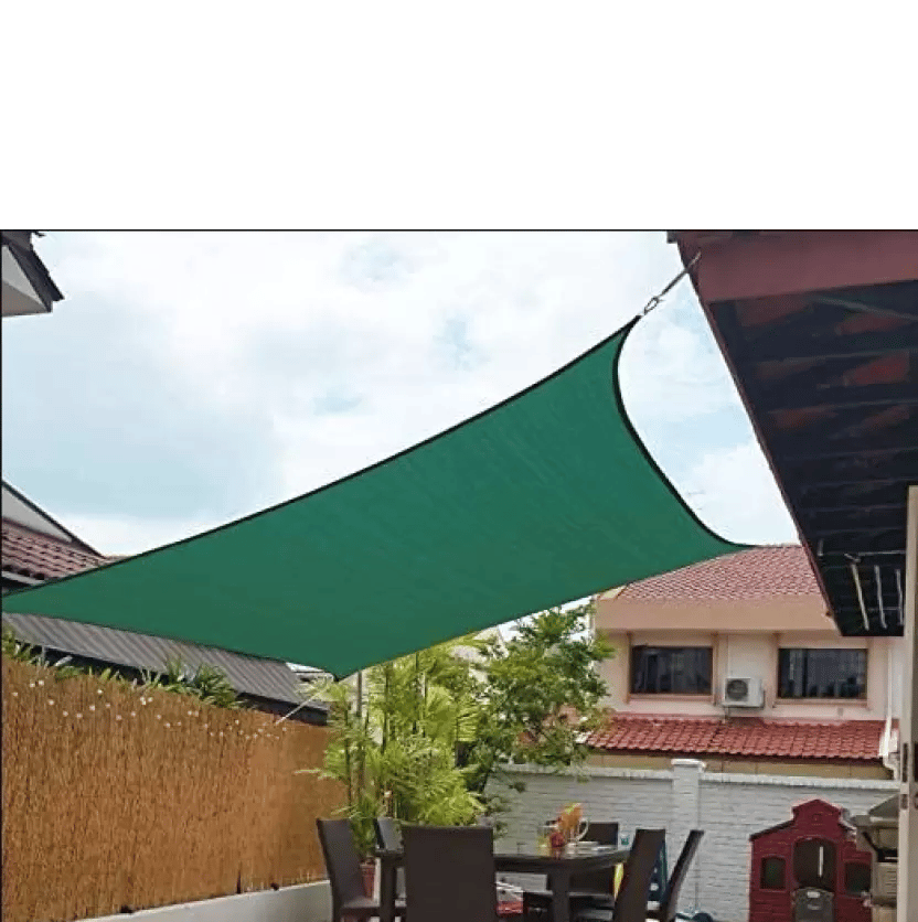 Greenery (10Ft'x10Ft')- Green Shade Net, 75% Sunlight Block For Gardening/Plants/Balcony Portable Green House (Green) view 2