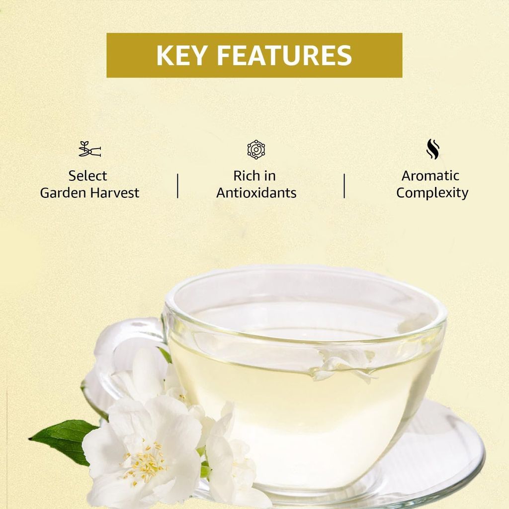 Golden Tips Darjeeling Pyramid White Tea Bag (20 cups, 30 Grams) view 2