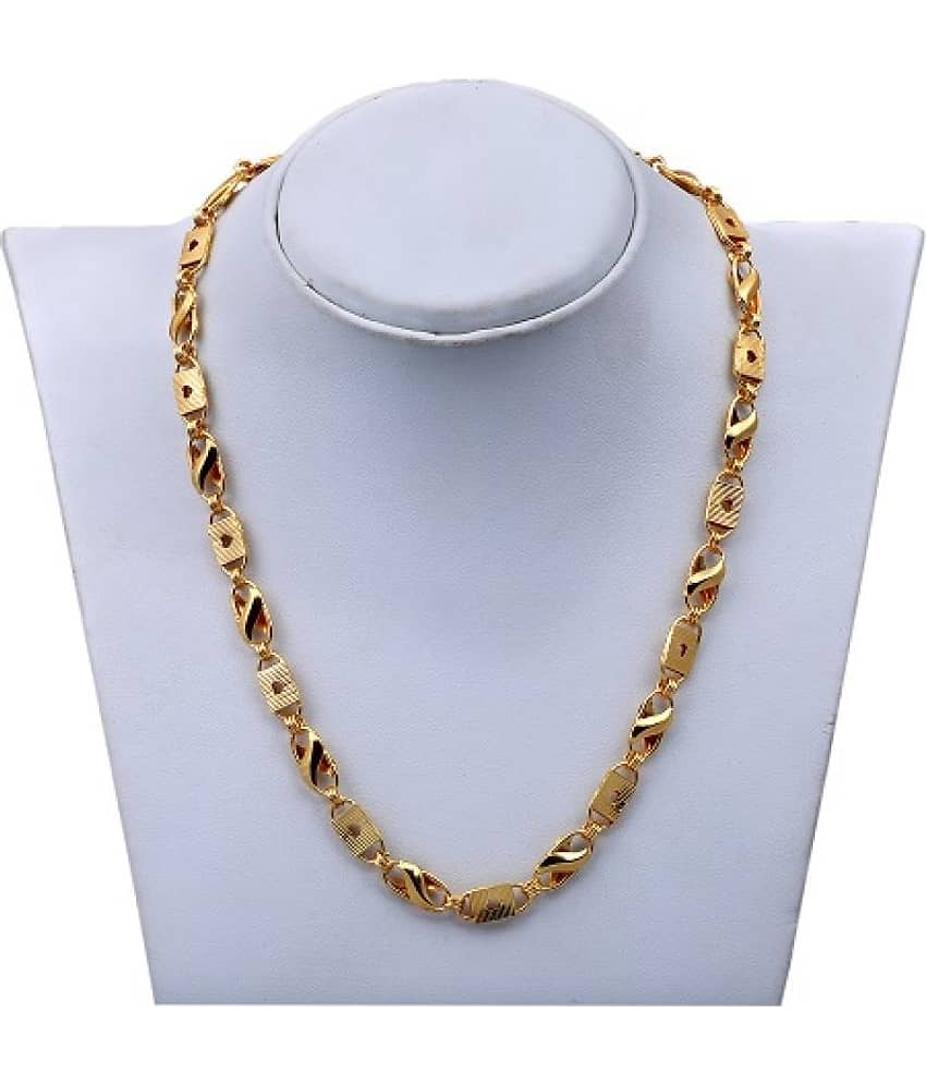 H M PRODUCT Gold Plated Chain ( Set of 1 ) view 2