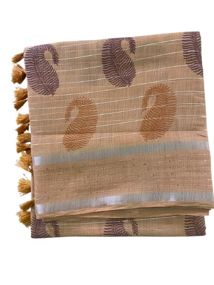 Linen Cotton Saree view 2