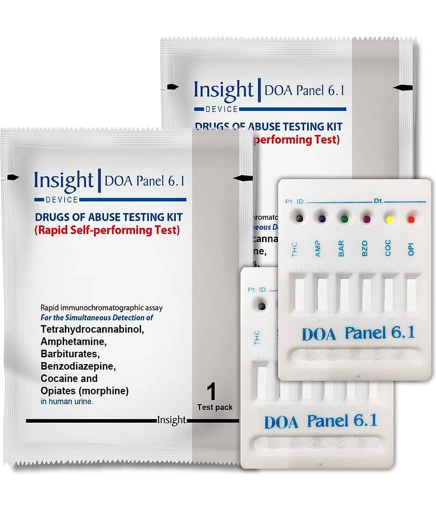 Doa 6 Panel Urine Test Kit - Combo Pack of 2 Cassettes