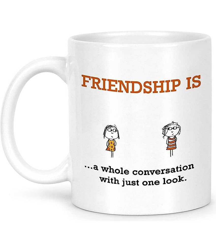 Idream Quote Printed Ceramic Coffee Mug 1 Pcs 330 mL view 2