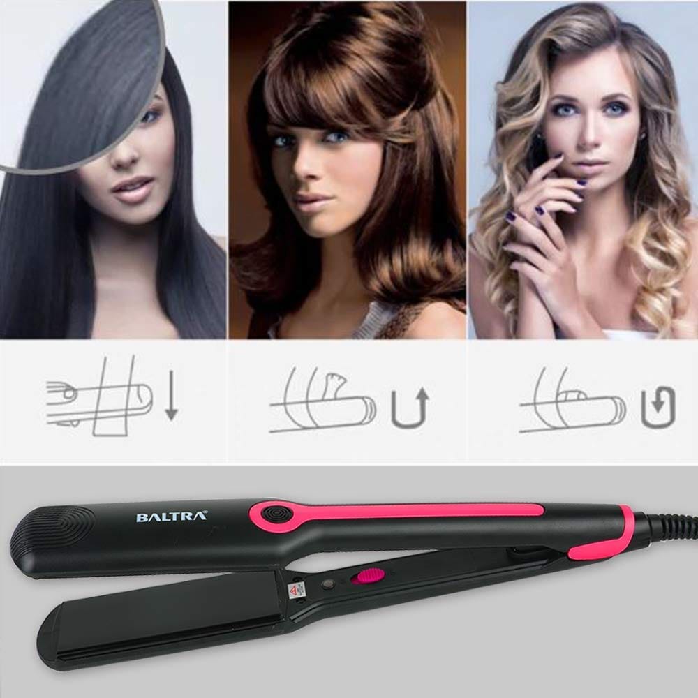 Baltra Vilmon Hair Straightener (Black/Pink) view 2
