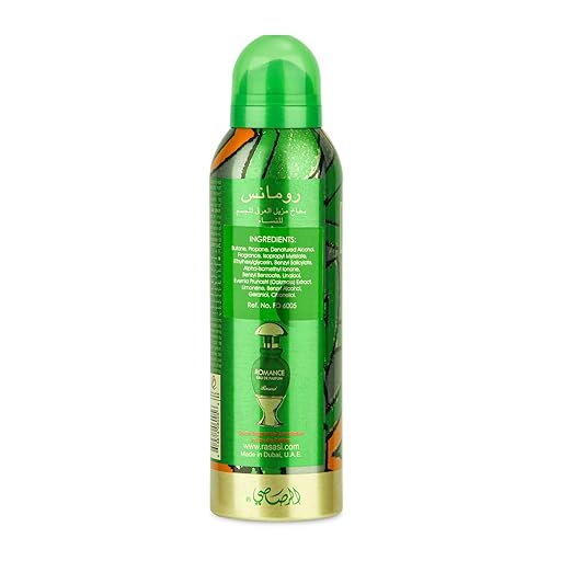 Rasasi Romance Body Deodorant - Sandalwood, Lavender, Amber, Patchouli Scent, 200 ml view 2