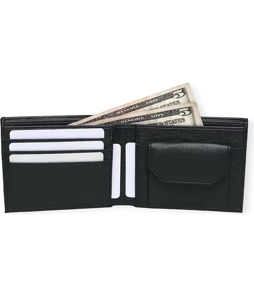 HRFSTAR PU Solid Men's Money Clipper With 6 Slots For Card ( Green , Pack of 1 ) view 2