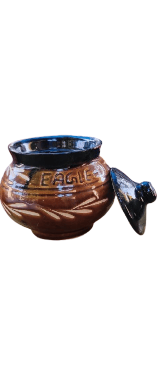 Pottery Jar with Lid view 2