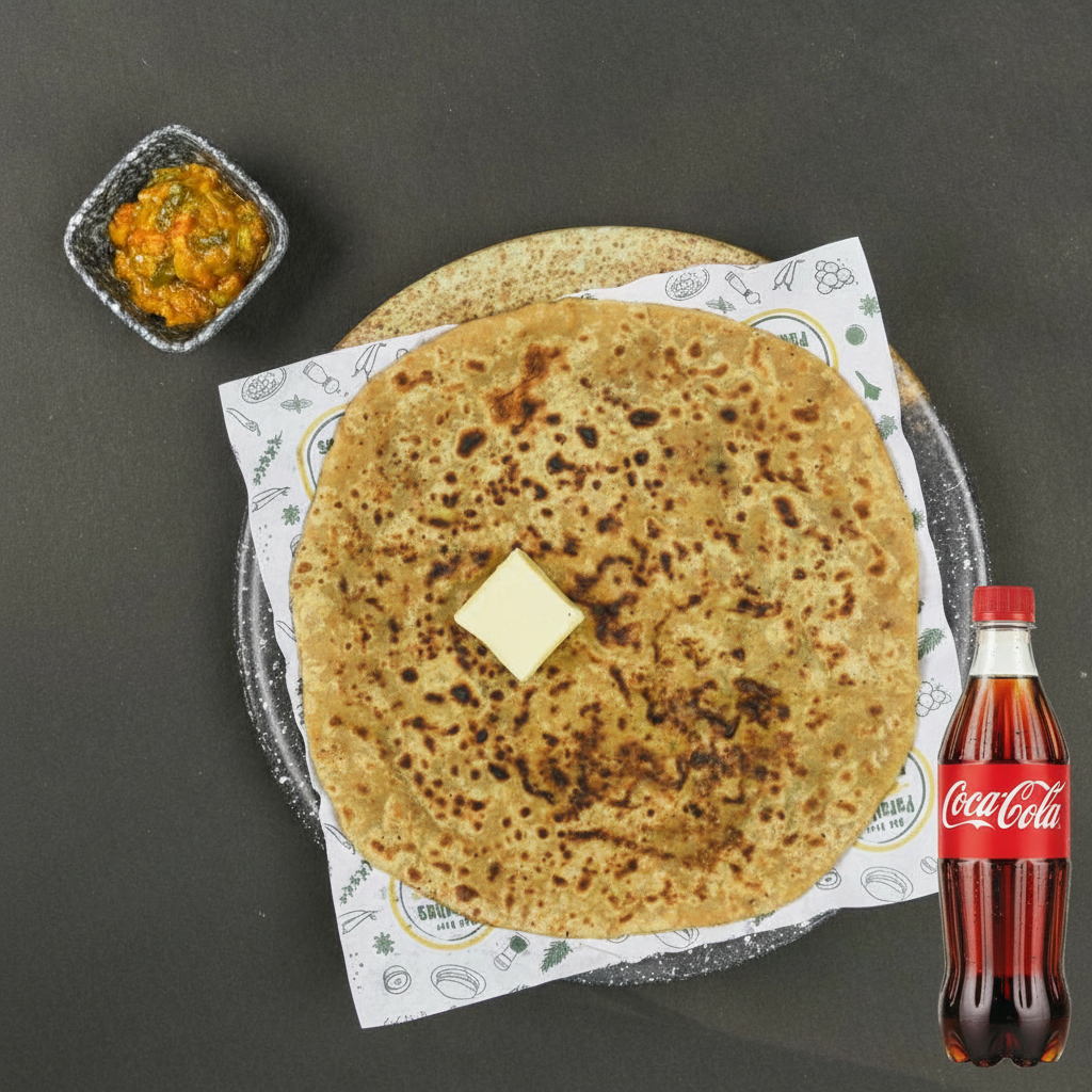 Butter aloo paratha