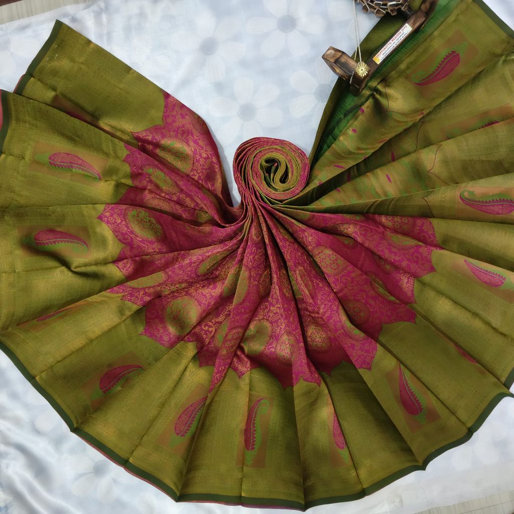 Kubera Silk Cottton Saree with Blouse view 2