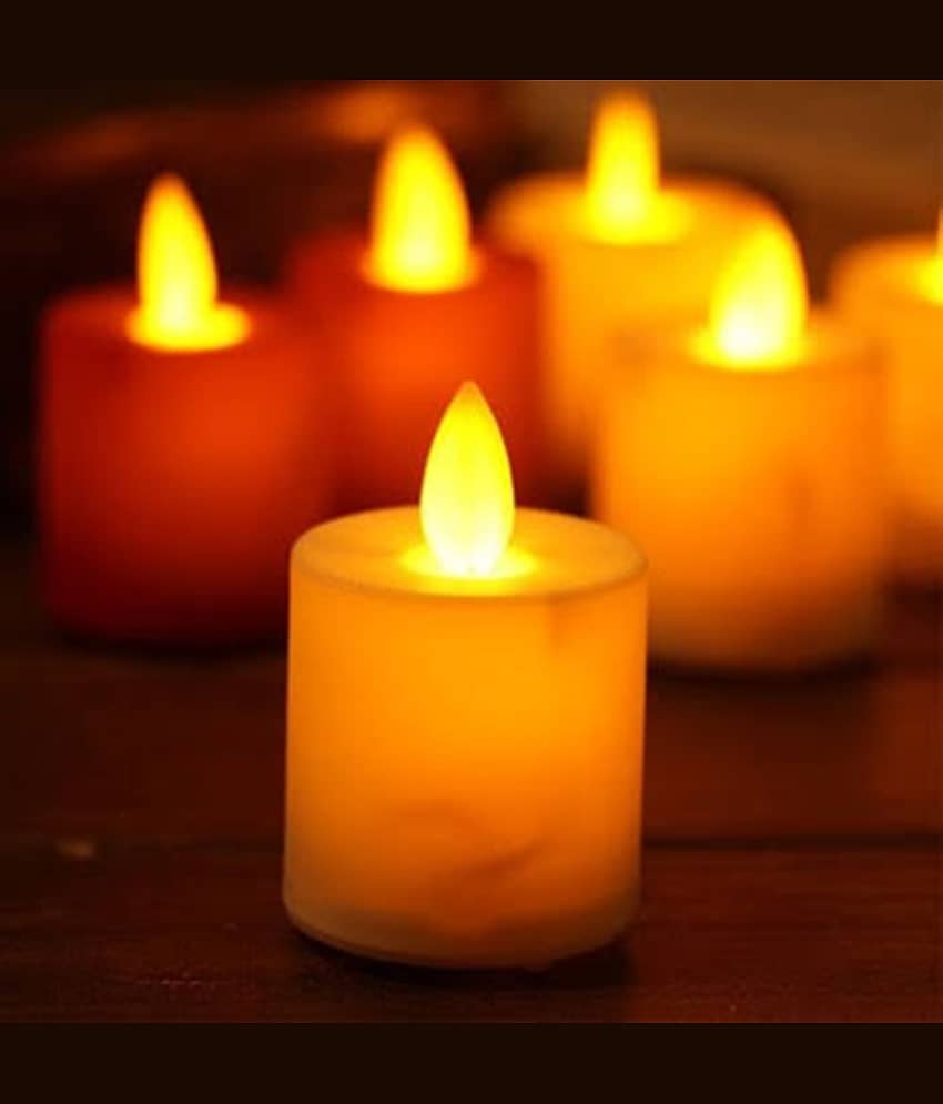 THRIFTKART - Yellow Others Electric Diya ( Pack of 6 ) view 2