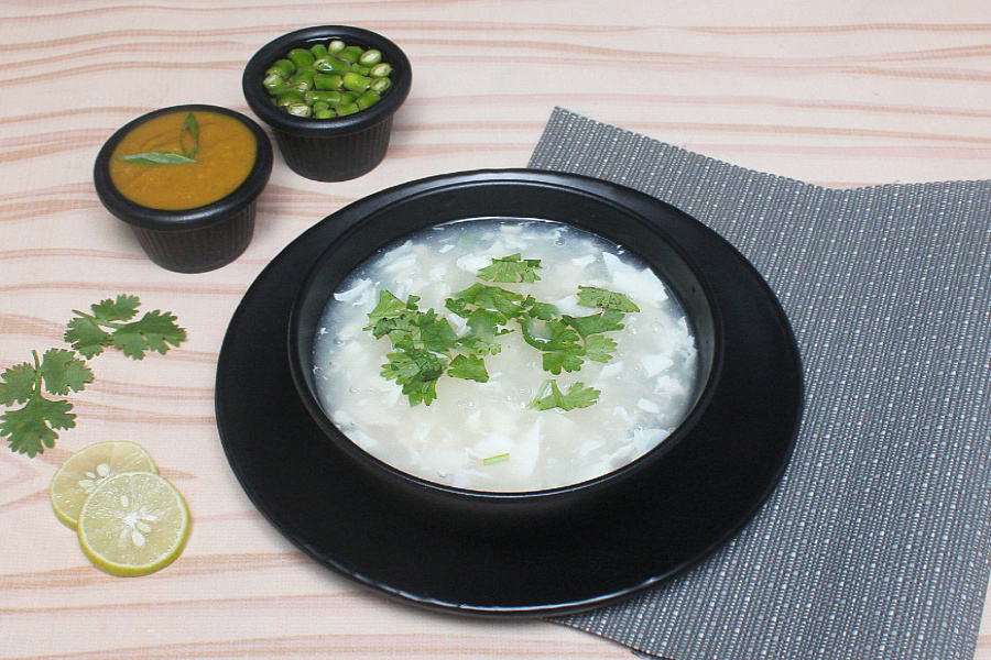 Chicken lemon & coriander soup