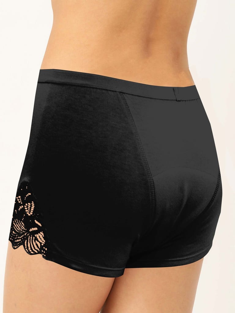 Women Boyshorts Lenzing Modal A Lace Period Underwear view 2