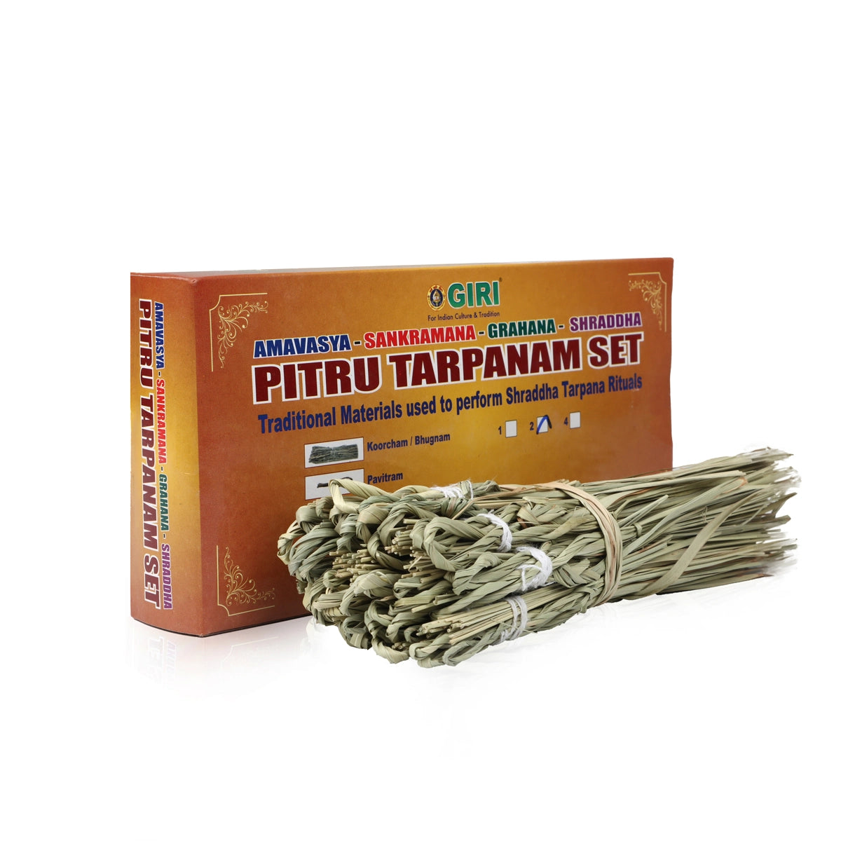 Giri Amavasya - Sankramana - Grahana - Shraddha - Pitru Tarpanam Set | Tharpana Set for Rituals Iyer view 2