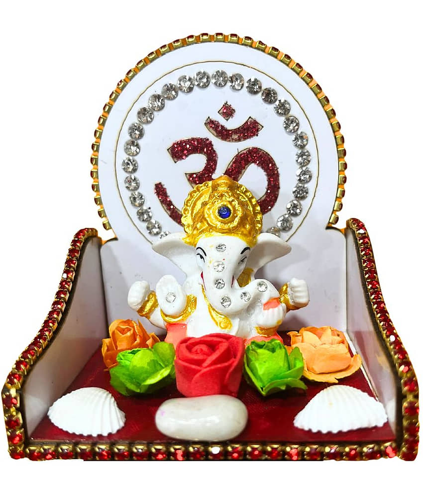 ITBeater Lord Ganesha Ideal For Car Dashboard ( Pack of 1 )