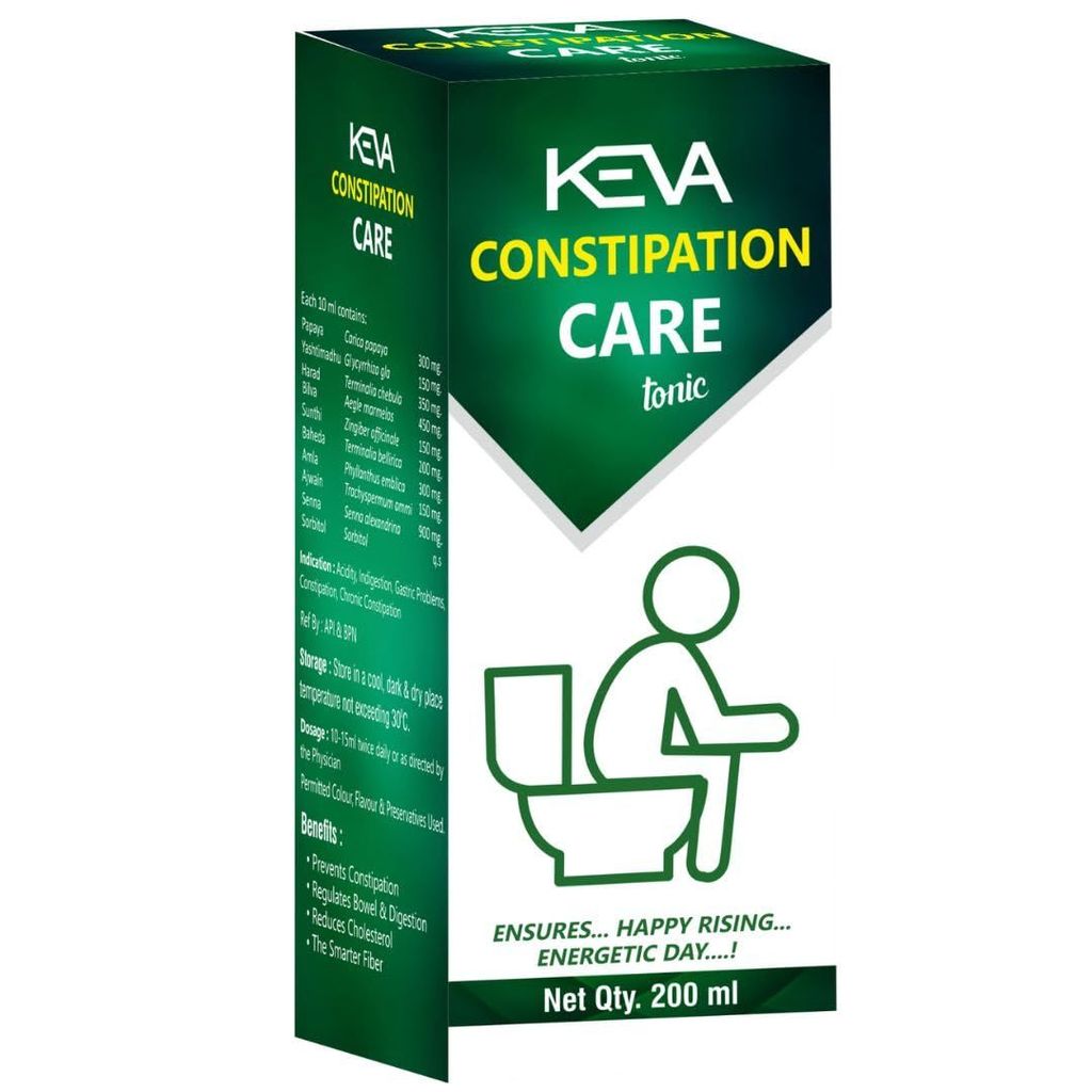 KEVA Constipation Care Tonic for Relief From Piles (Pack Of 3x200ml)(600ml) view 2