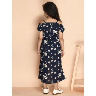 Kids Cave Printed Girls Jumpsuit view 2