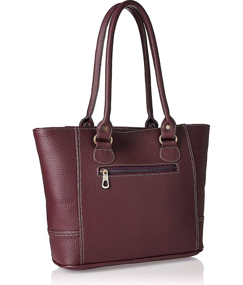 Fostelo - Maroon PU Shoulder Bag view 2