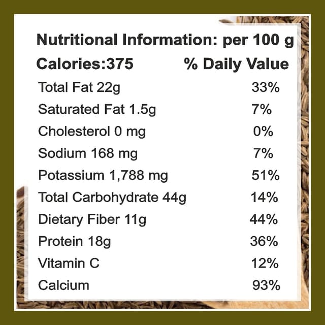 Cumin Seed (Jeera) Premium - 500 Gm view 2