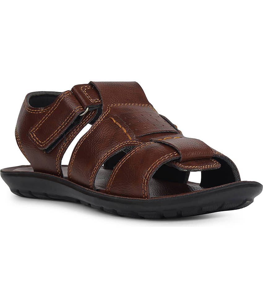 Bata - Brown Men's Sandals view 2