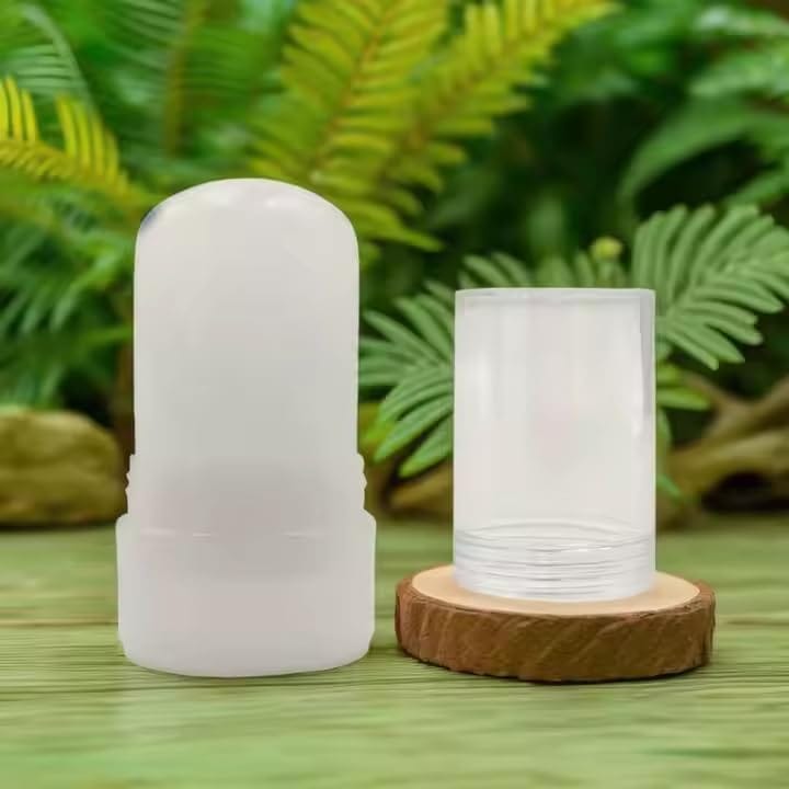 Milieus Natural Skin care Crystal Stone Roll -On Deodorant (Fitkari) 100gm | Odor Protection,Non Sticky Chemical-Free, Long-Lasting, Alcohol & Acids Free |Sweat Control 24hr Odor Control | UNSCENTED | Eco-Friendly Skin Care