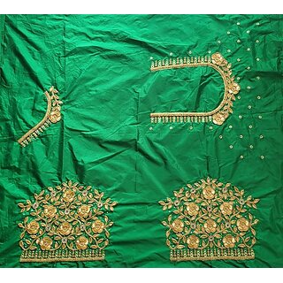 OMSAIFAB Cotton Silk Self Design Blouse Material