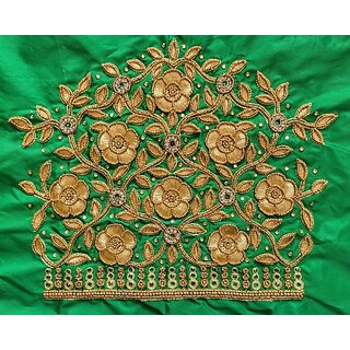 OMSAIFAB Cotton Silk Self Design Blouse Material view 2