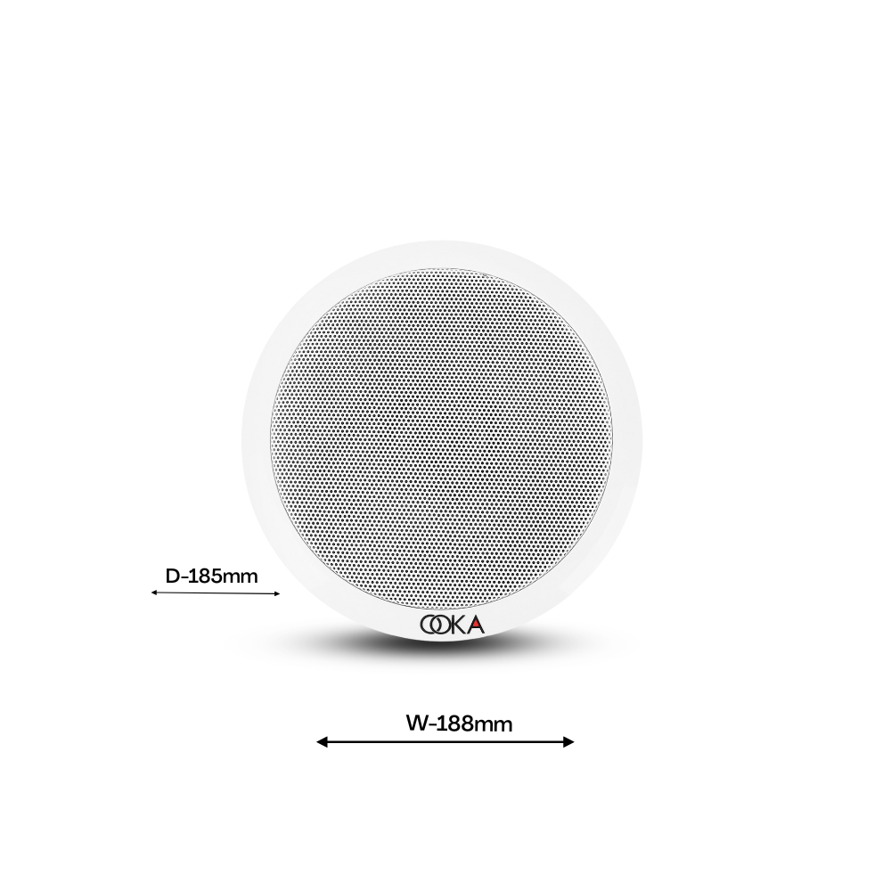 Ooka AUDiO Twins 707 Bluetooth Ceiling Speaker view 2