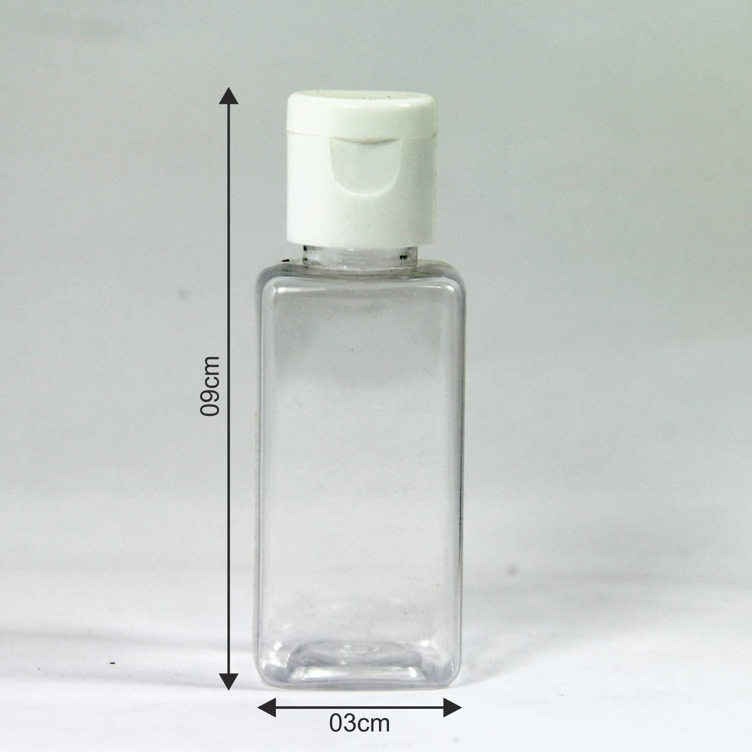 Puramio White Plastic Bottle, 50 ml - (Set of 12) view 2