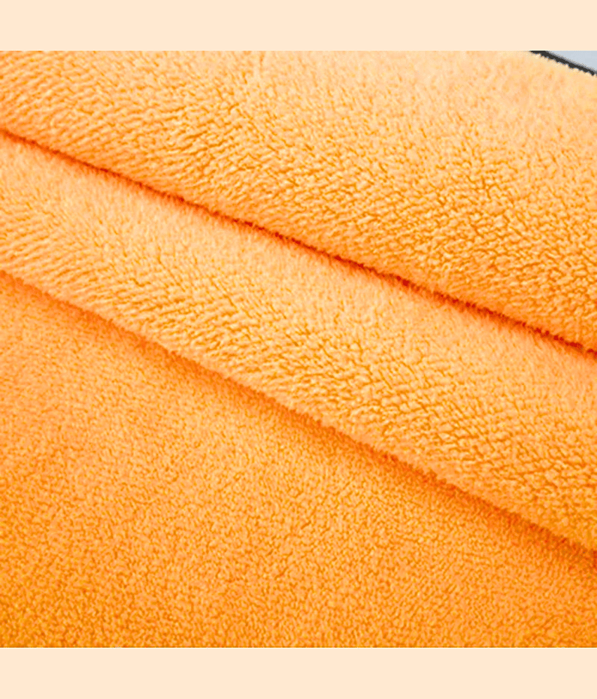 CRYSATLFRESH Black 600 GSM Microfiber Cloth For Automobile ( Pack of 3 ) view 2