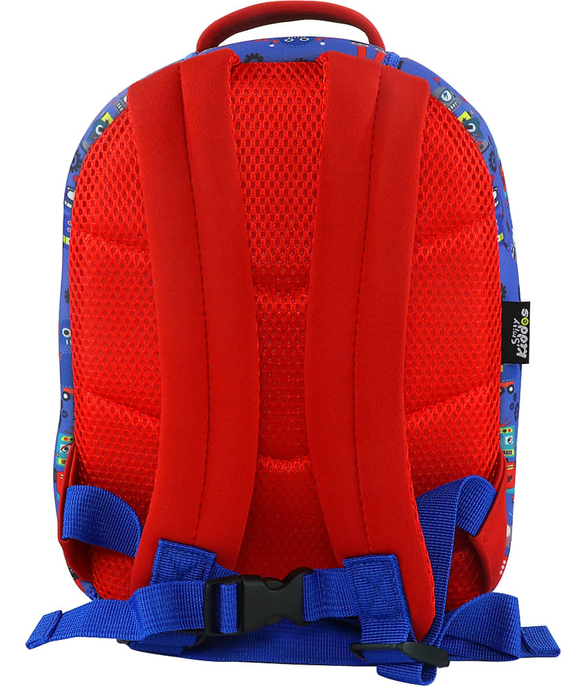 Smily kiddos 15 Ltrs Blue Polyester College Bag view 2