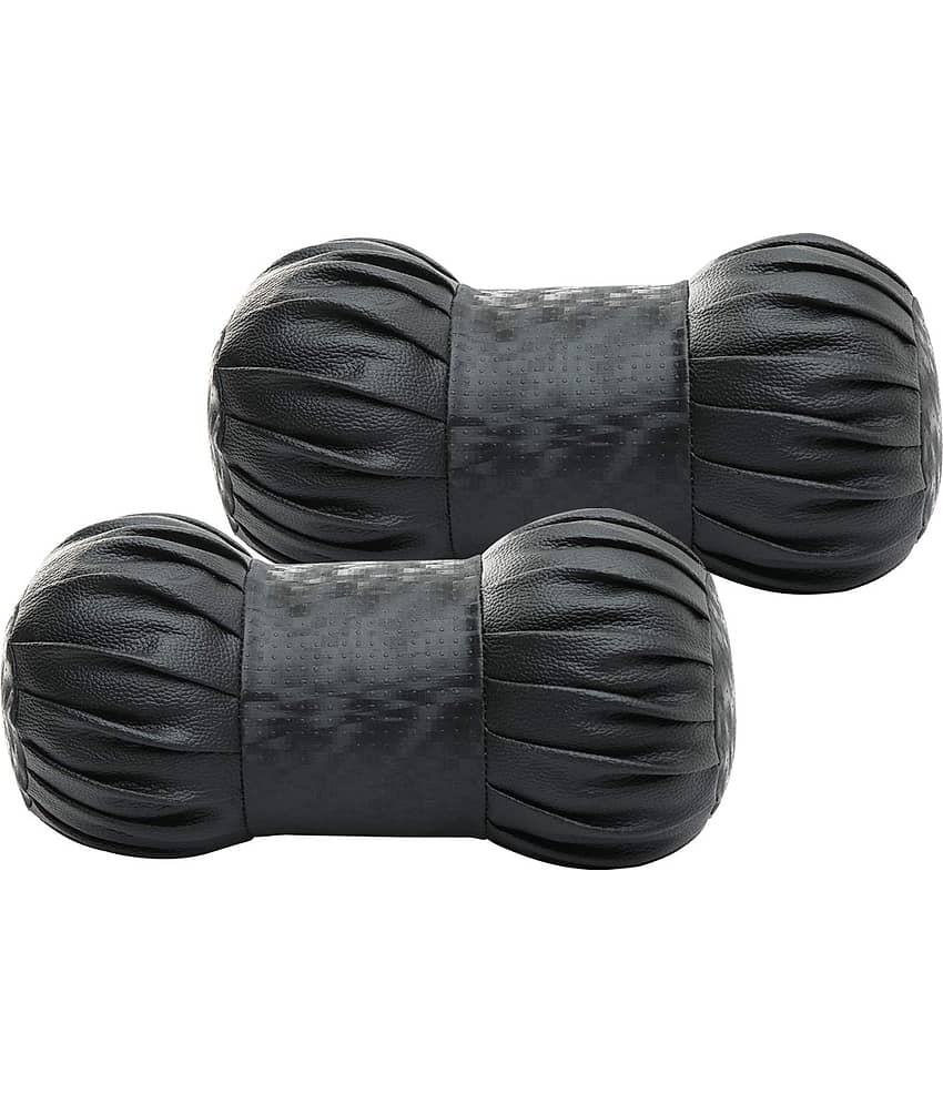 Auto Hub Neck Cushions Set of 2 Black view 2