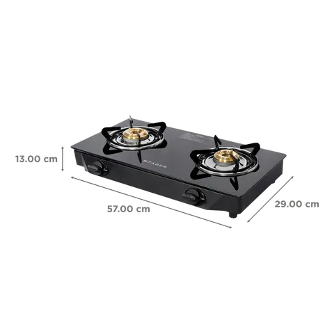 Faber Cooktop Arrow 2BB BK view 2