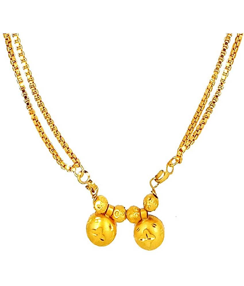 JIPPA - Golden Mangalsutra ( Pack of 1 ) view 2