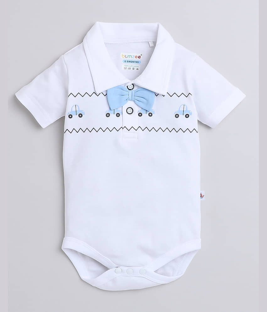 BUMZEE Pack of 1 Baby Boys Cotton Top & Shorts ( Blue ) view 2