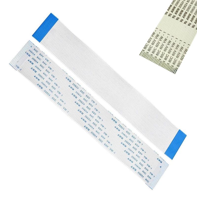 30 Pin 1mm Pitch 450mm Same Side Connection FFC Ribbon Flexible Flat Cable view 2