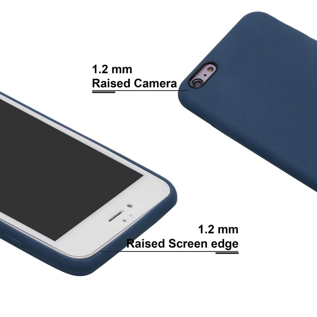 LIRAMARK Liquid Silicone Soft Back Cover Case for Apple iPhone 6 / 6S view 2