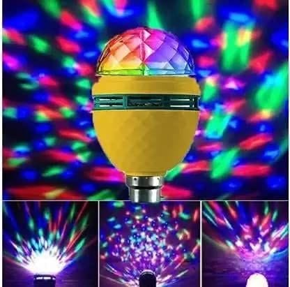 Elecsera 3-Watts 360 Degree Crystal Rotating LED Bulb Magic Disco Light, Pack of 1 Single Disco Ball (Ball Diameter: 2.5 cm) view 2